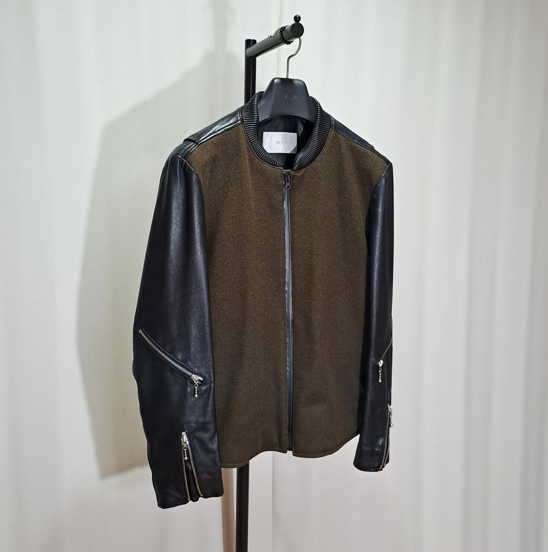 (택포) 엠비오 캐시미어 혼용 양가죽 자켓 100 B644 상품이미지2