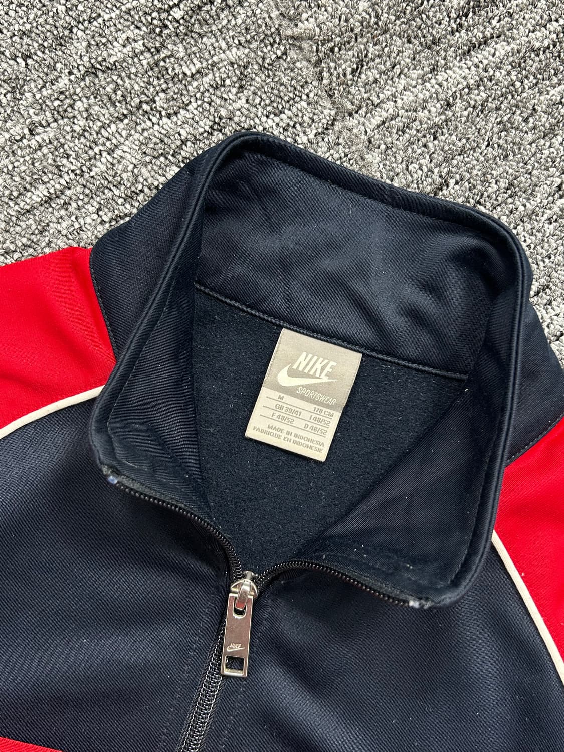 나이키 00s 레드 네이비 트랙탑 져지 M 상품이미지5