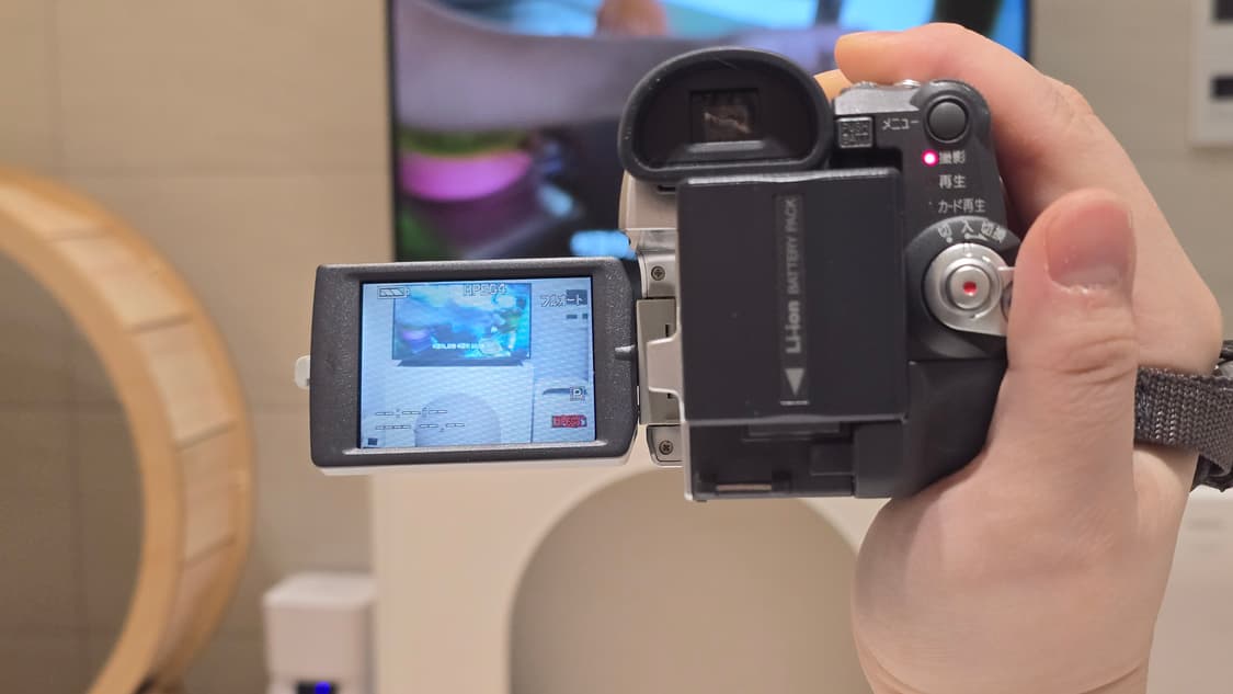 뉴진스 캠코더st 빈티지 캠코더 파나소닉 NV-GS70 작례 있음 상품이미지2