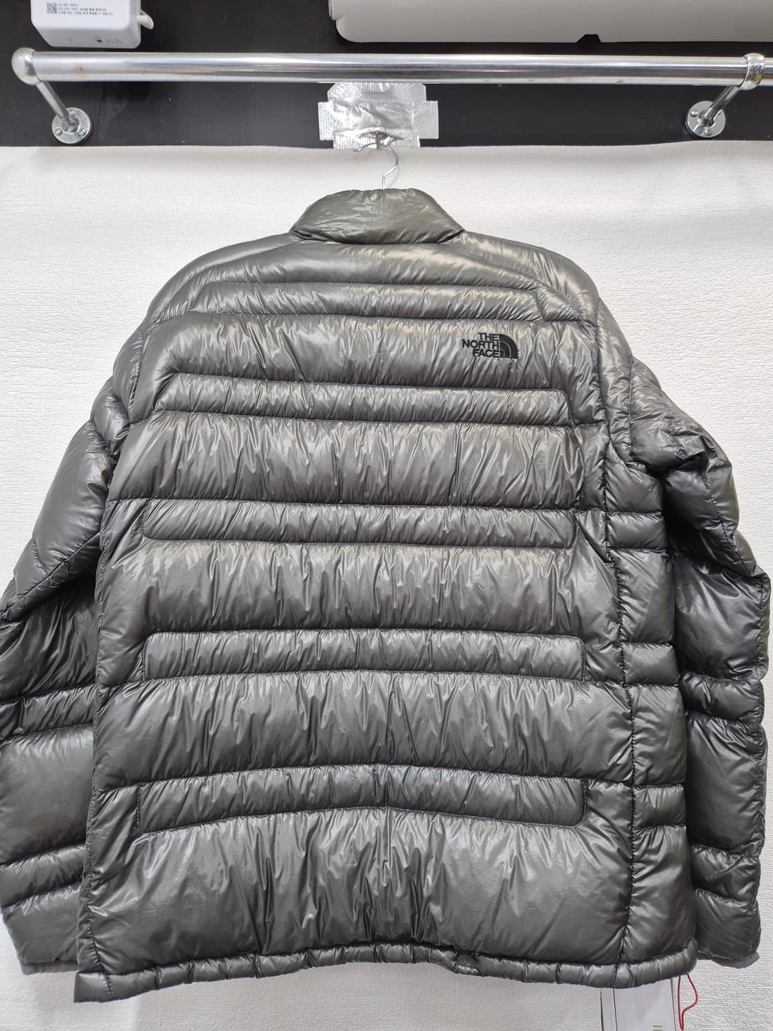 노스페이스 퀀텀 900 경량 패딩 자켓 구스다운 실버/105(정품) 상품이미지5