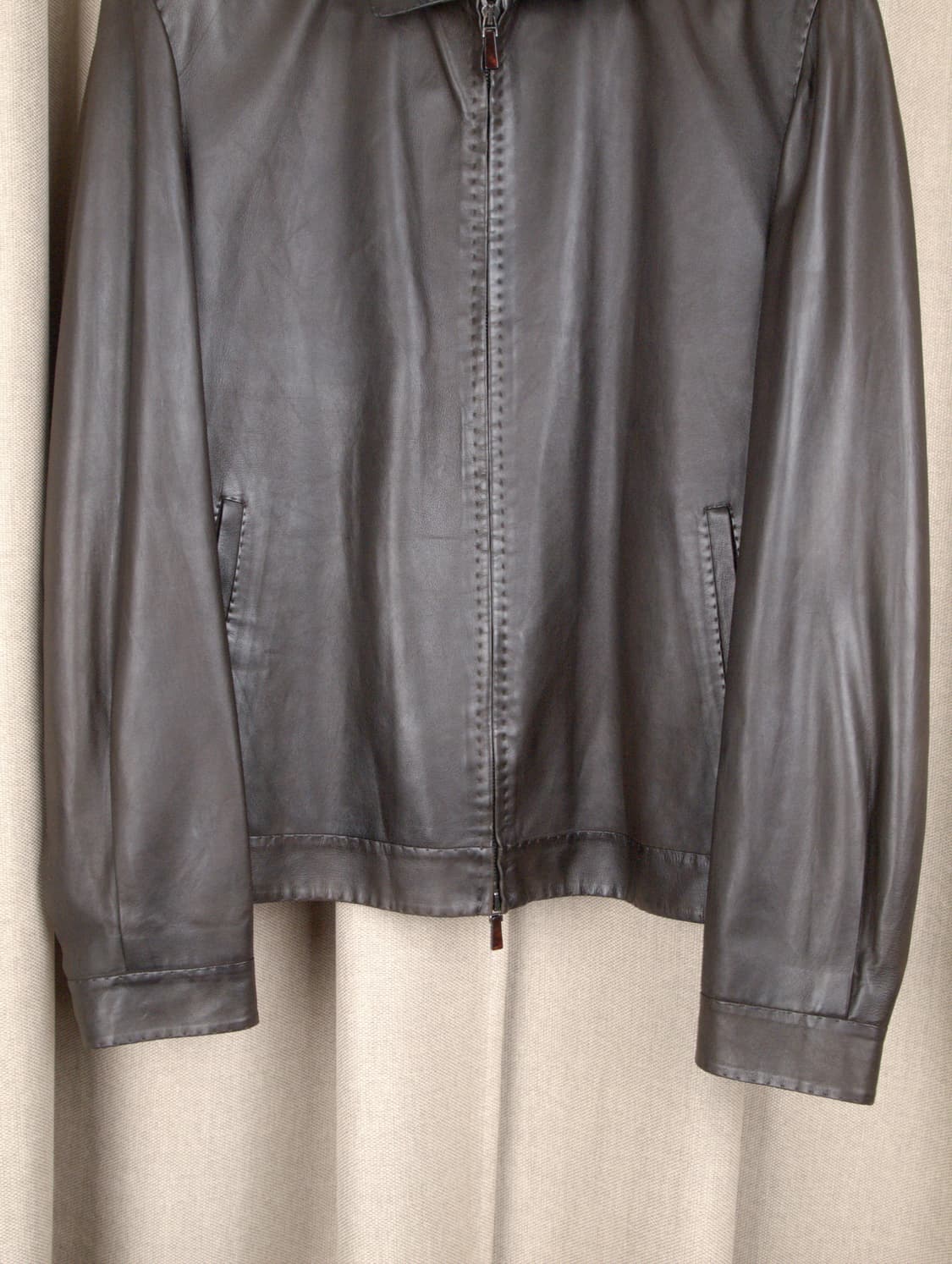 2013 SS Lamb Leather Zip-up Jacket 상품이미지8