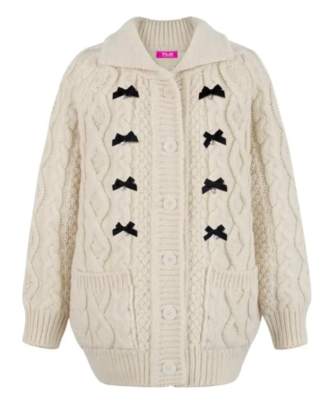 TLC 아란 니트 가디건 상품이미지1