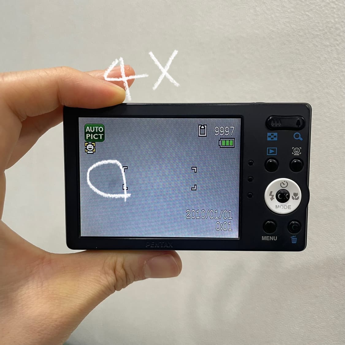 (카꾸/풀박) 펜탁스 옵티오 RS1000 디지털카메라 빈티지디카 상품이미지6