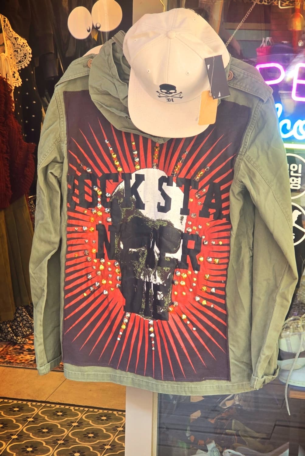 글래드뉴스(GLAD NEWS) 해골 밀리터리  야상 상품이미지7