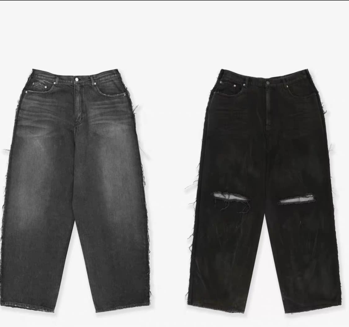 교환환영 프로젝트gr 투페이스 데님팬츠 상품이미지1
