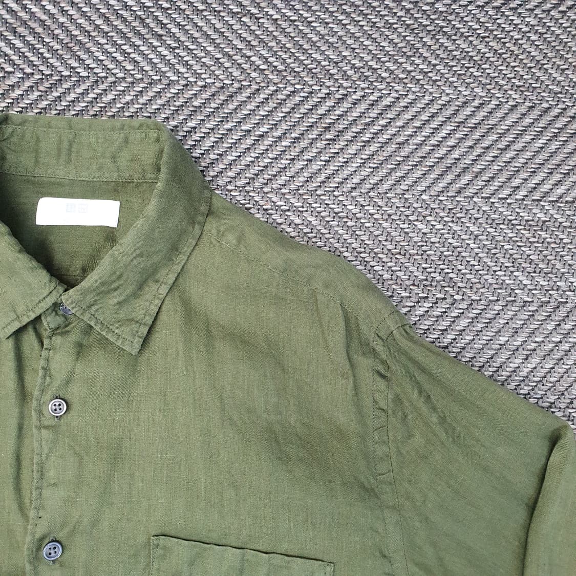 유니클로 마100 긴소매 셔츠 남자105 상품이미지3