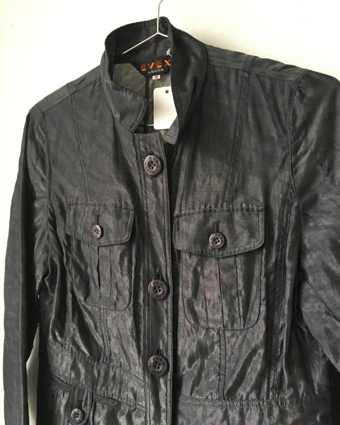 Evex krizia glossy jacket 상품이미지6