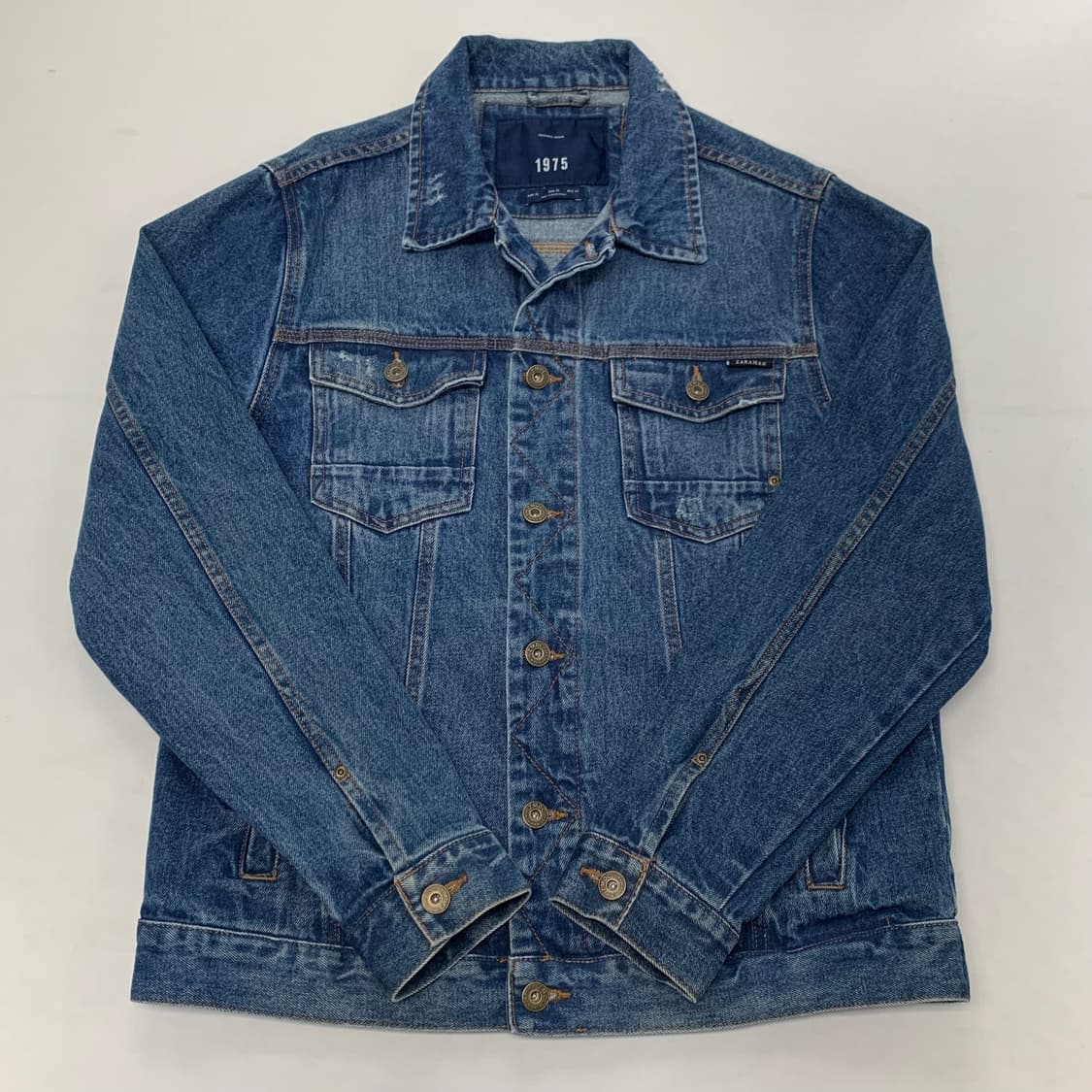 ZARA 자라 데님자켓 청자켓 (XL) 상품이미지1