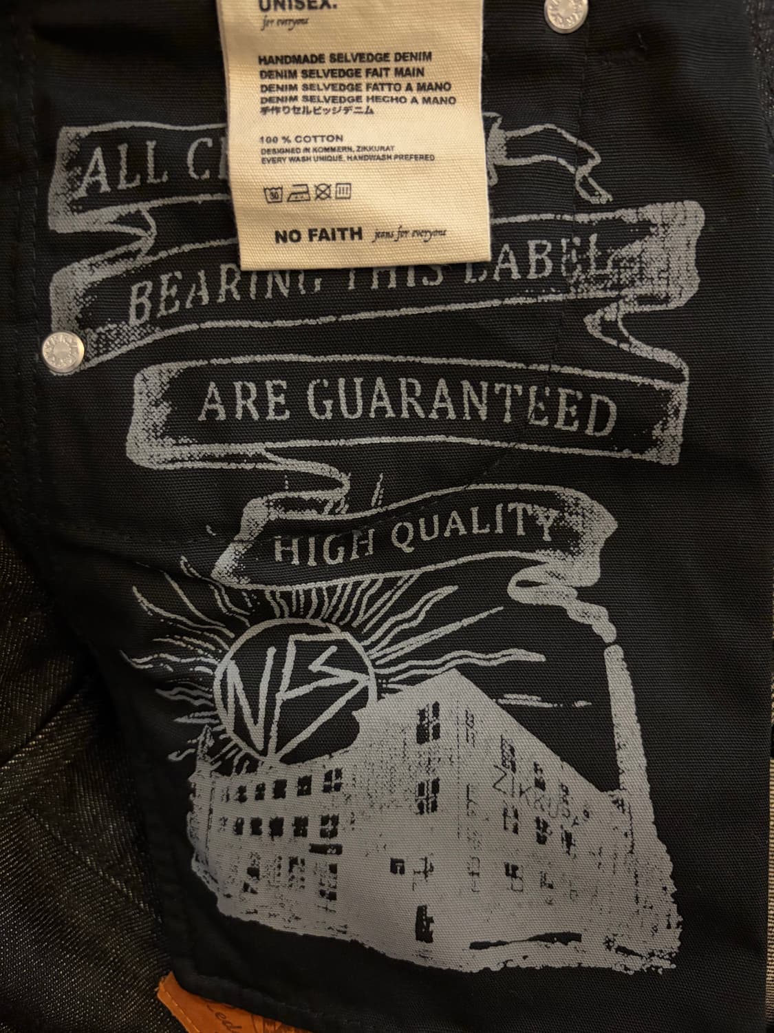 Nofaith Studios Loose Fit Denim 상품이미지1