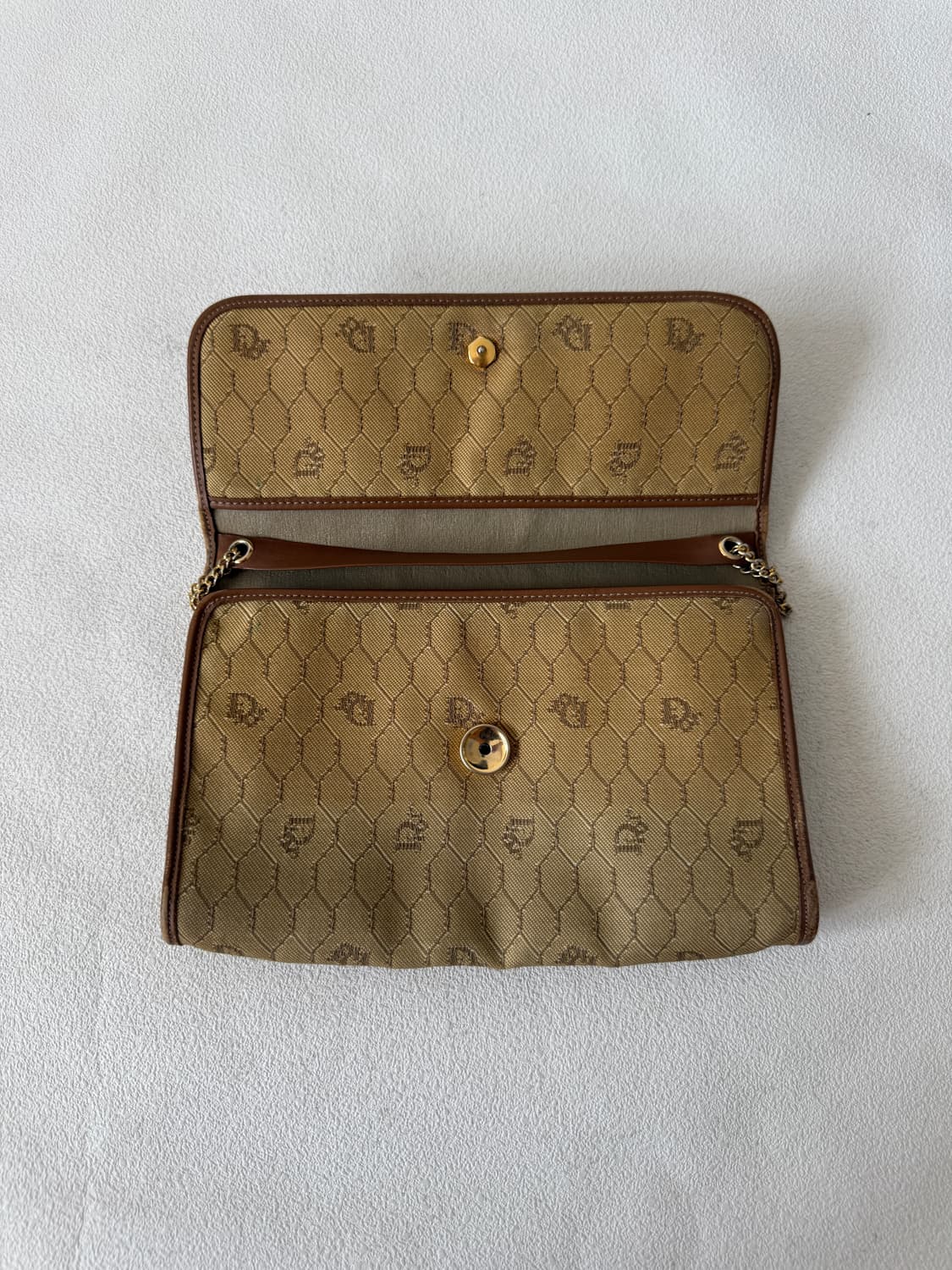 빈티지 크리스찬 디올(Christian Dior) 체인 토트 크로스백 상품이미지8