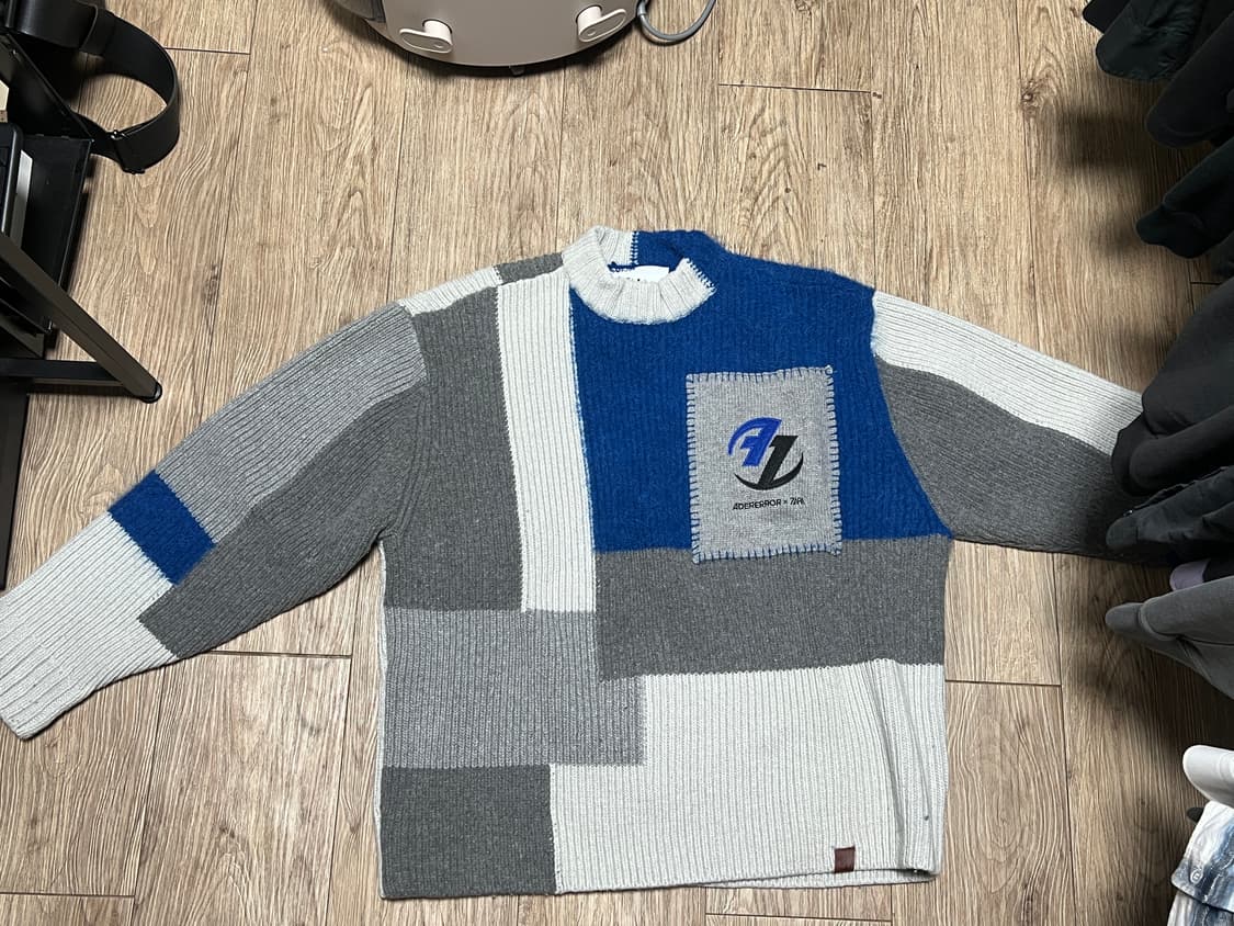 자라 아더에러 패치워크 니트 S-M 사이즈 상품이미지1