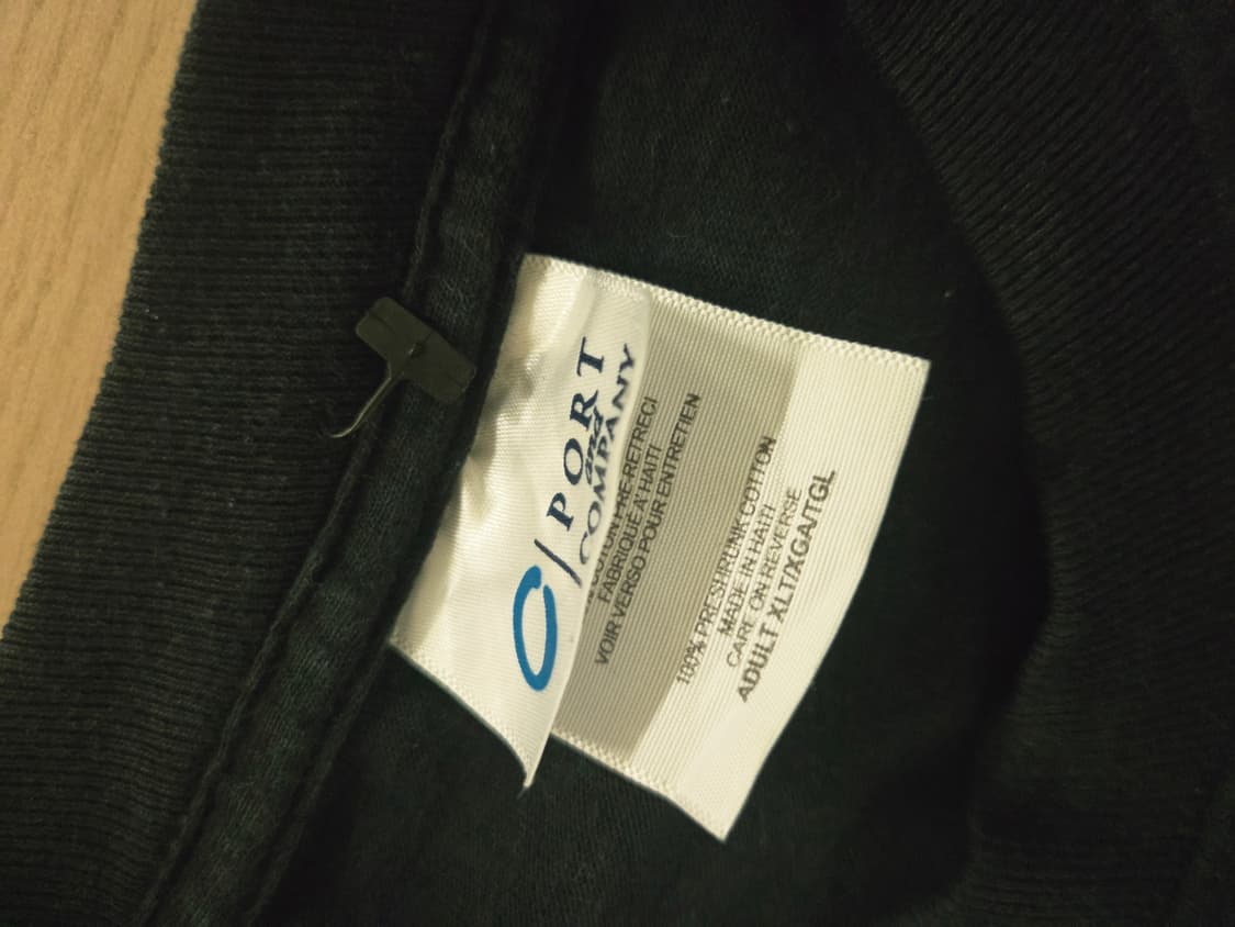 y2k 빈티지 오버핏 스키 프린팅 반팔티 블랙 상품이미지3