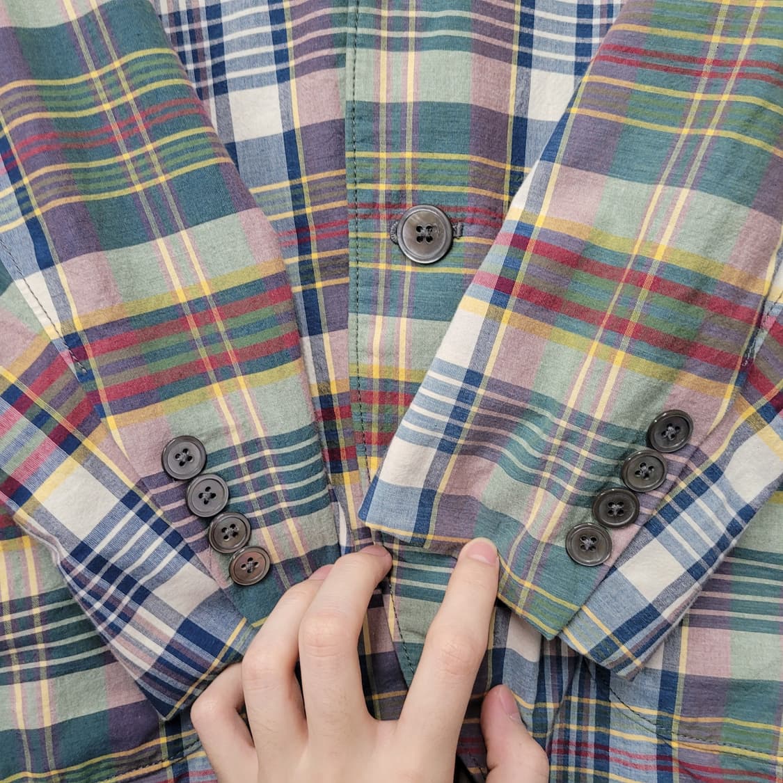 Polo Ralph Lauren 폴로 랄프로렌 마드라스 체크 블레이져 상품이미지3