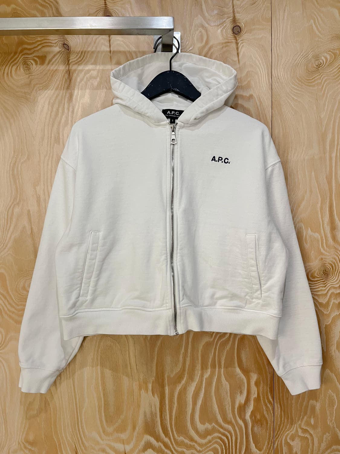 아페쎄 22f/w 로고 집 후디 상품이미지1