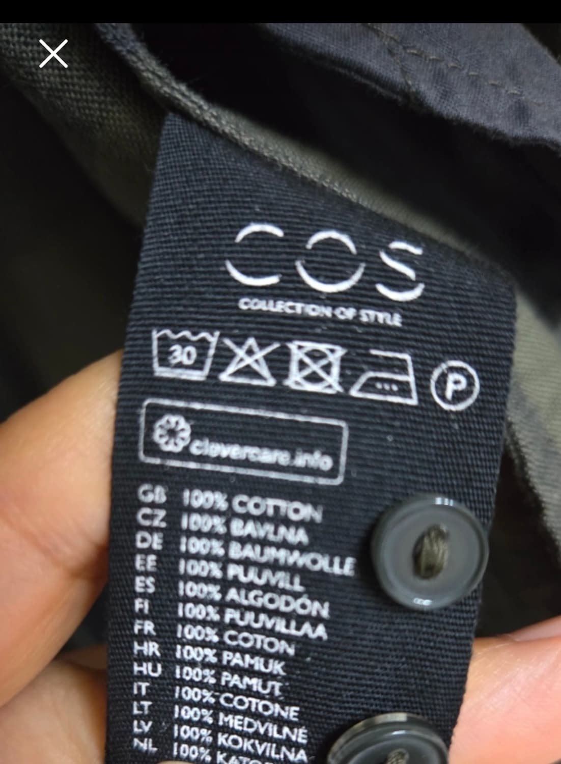 COS 셔츠형 원피스  상품이미지5