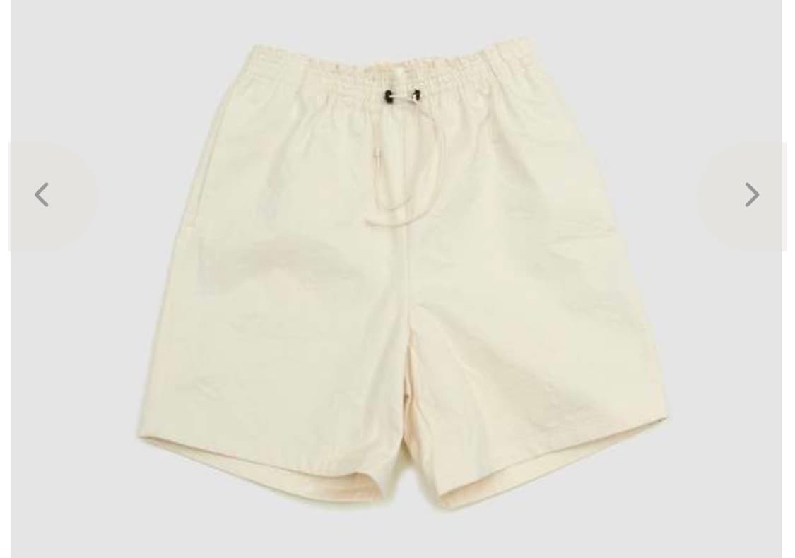 Camiel Fortgens Knee Shorts Off White 상품이미지1
