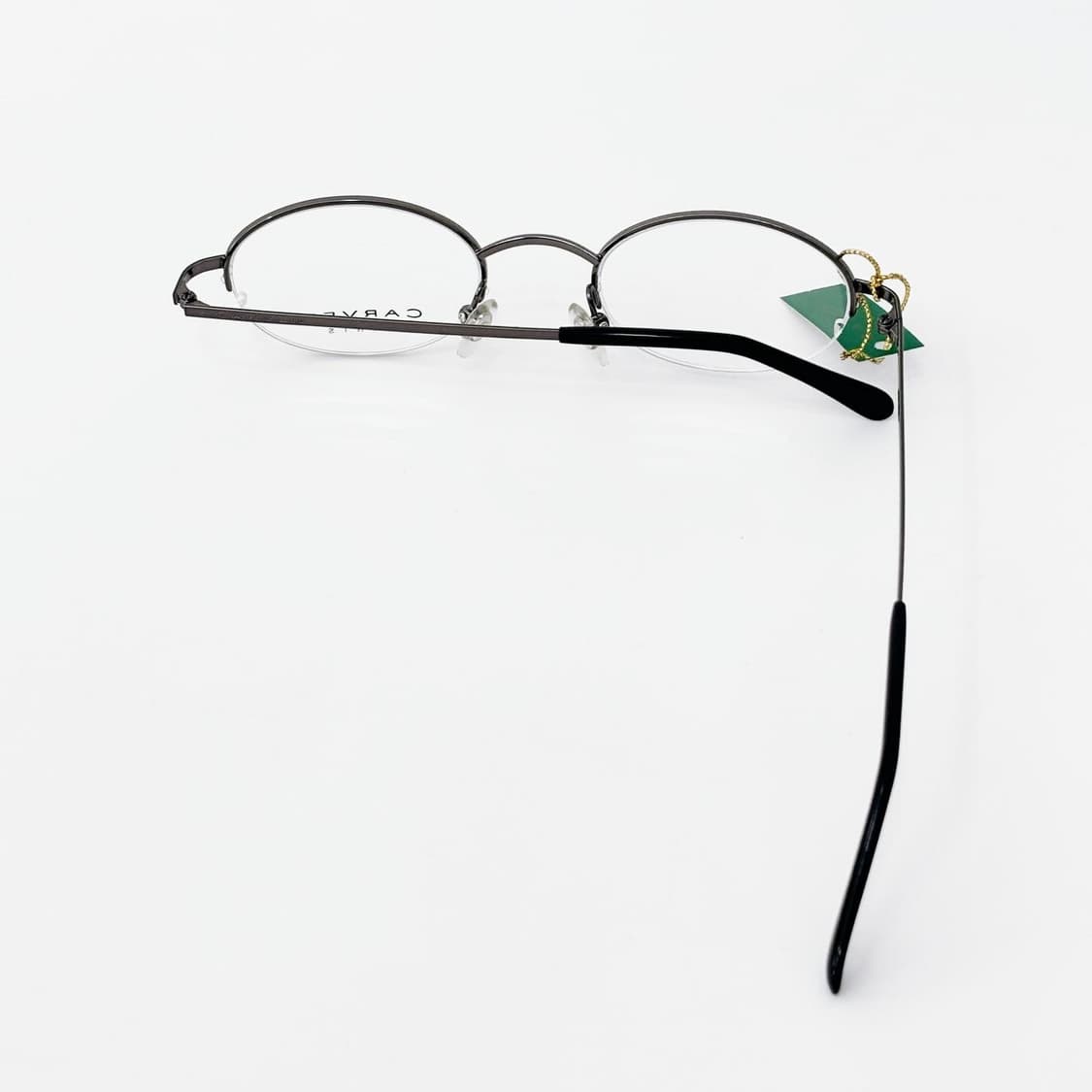 키지클럽 CARVEN 그레이 반무테 데드스탁 빈티지안경 상품이미지3