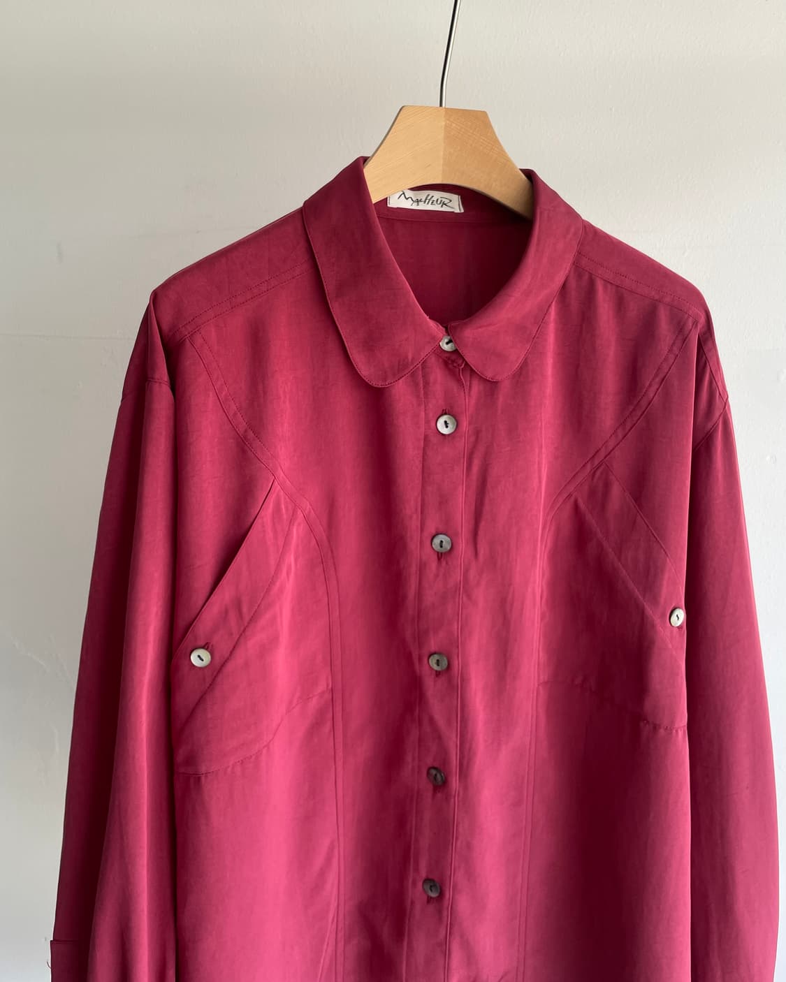 Wine blouse 상품이미지4