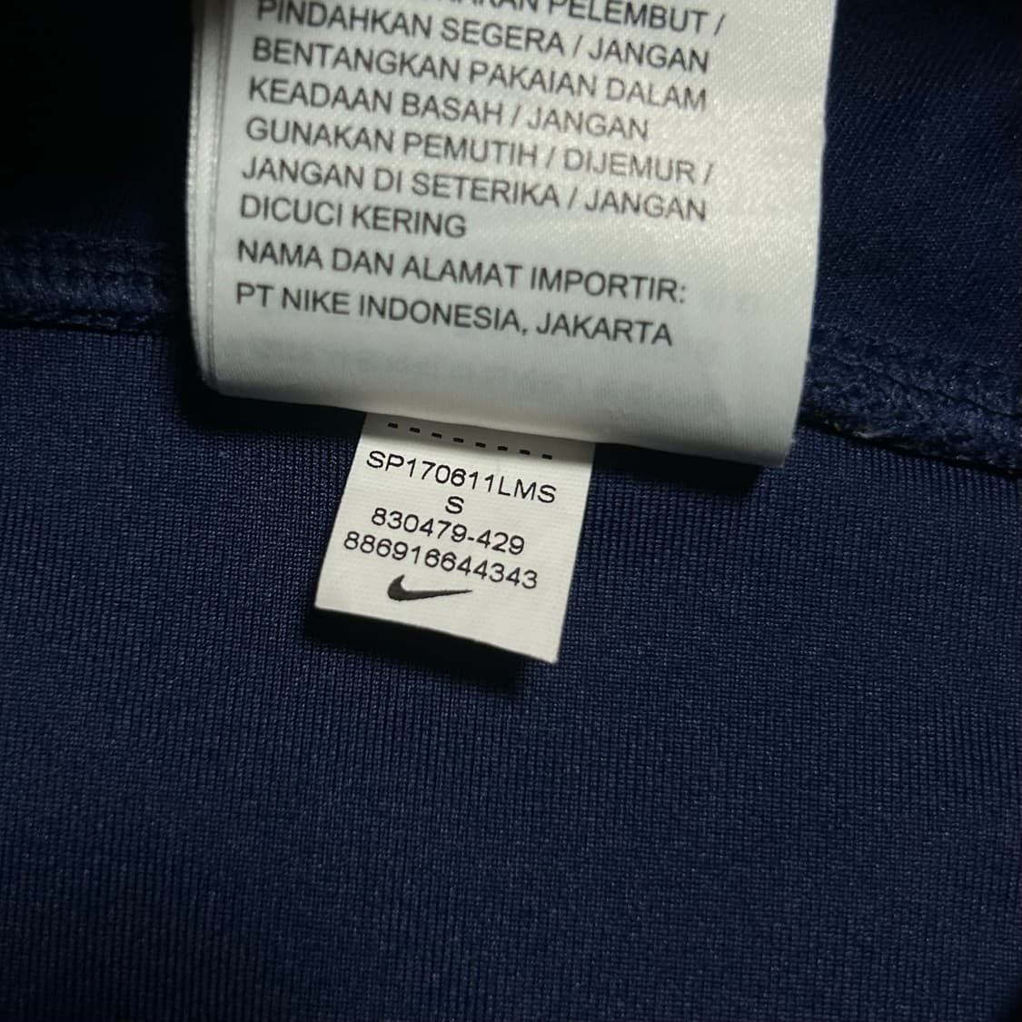 [M] Nike 나이키 우먼즈 드라이핏 레깅스 네이비 상품이미지8