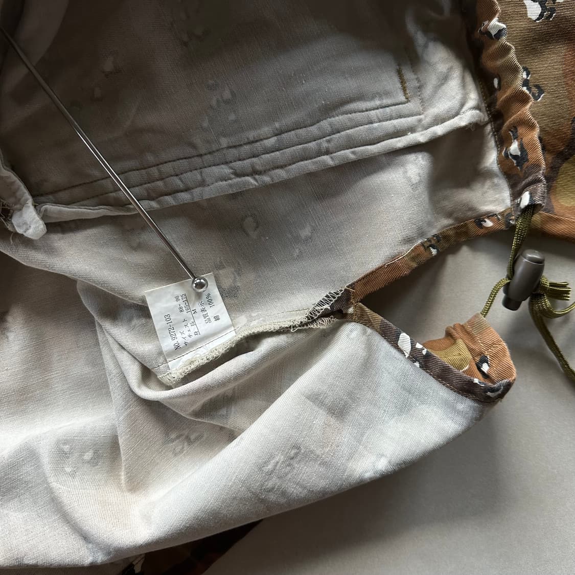 [M-L]CUBIC MEASURE 초코칩 카모 아노락 자켓 상품이미지10