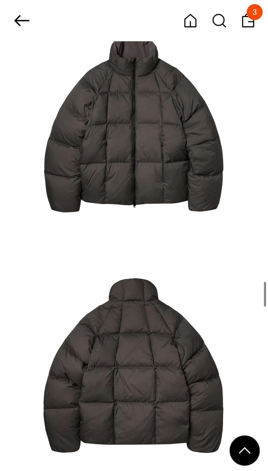 고요웨어 스너글 구스다운 에스프레소 XL 상품이미지5