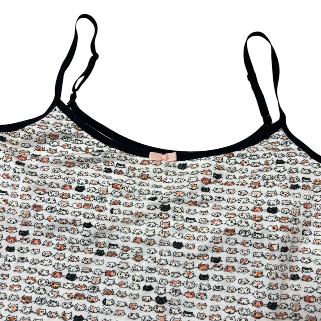 TSUMORI CHISATO CAT PRINT RIBBON  CAMI 상품이미지2