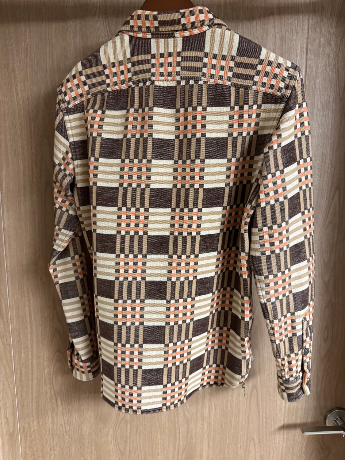 더블알엘(RRL) 플래드 자카드 워크 셔츠 S사이즈 상품이미지3