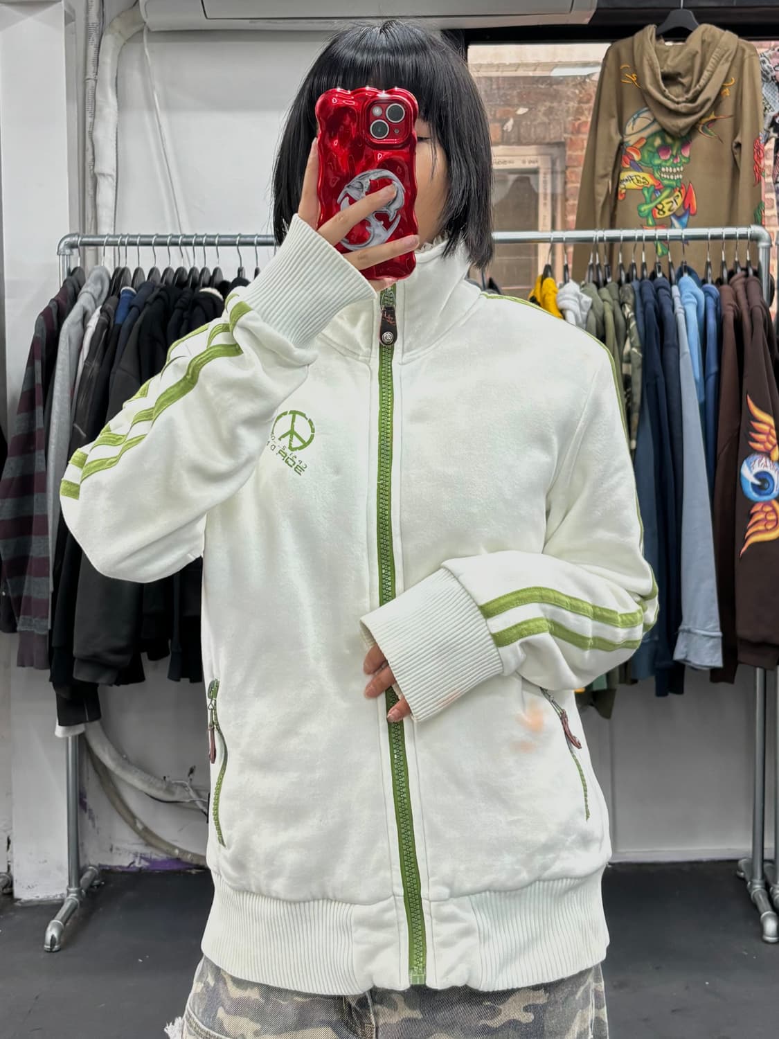 VTG Y2K 쉐르파 자켓 상품이미지4