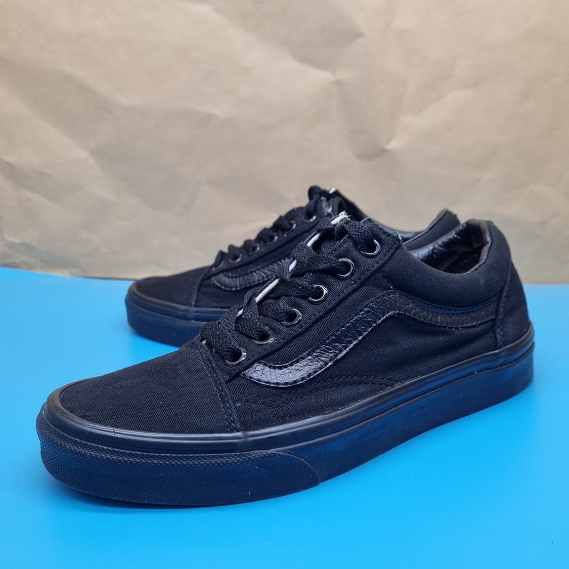 반스 올드스쿨 올블랙 스니커즈230. 상품이미지1