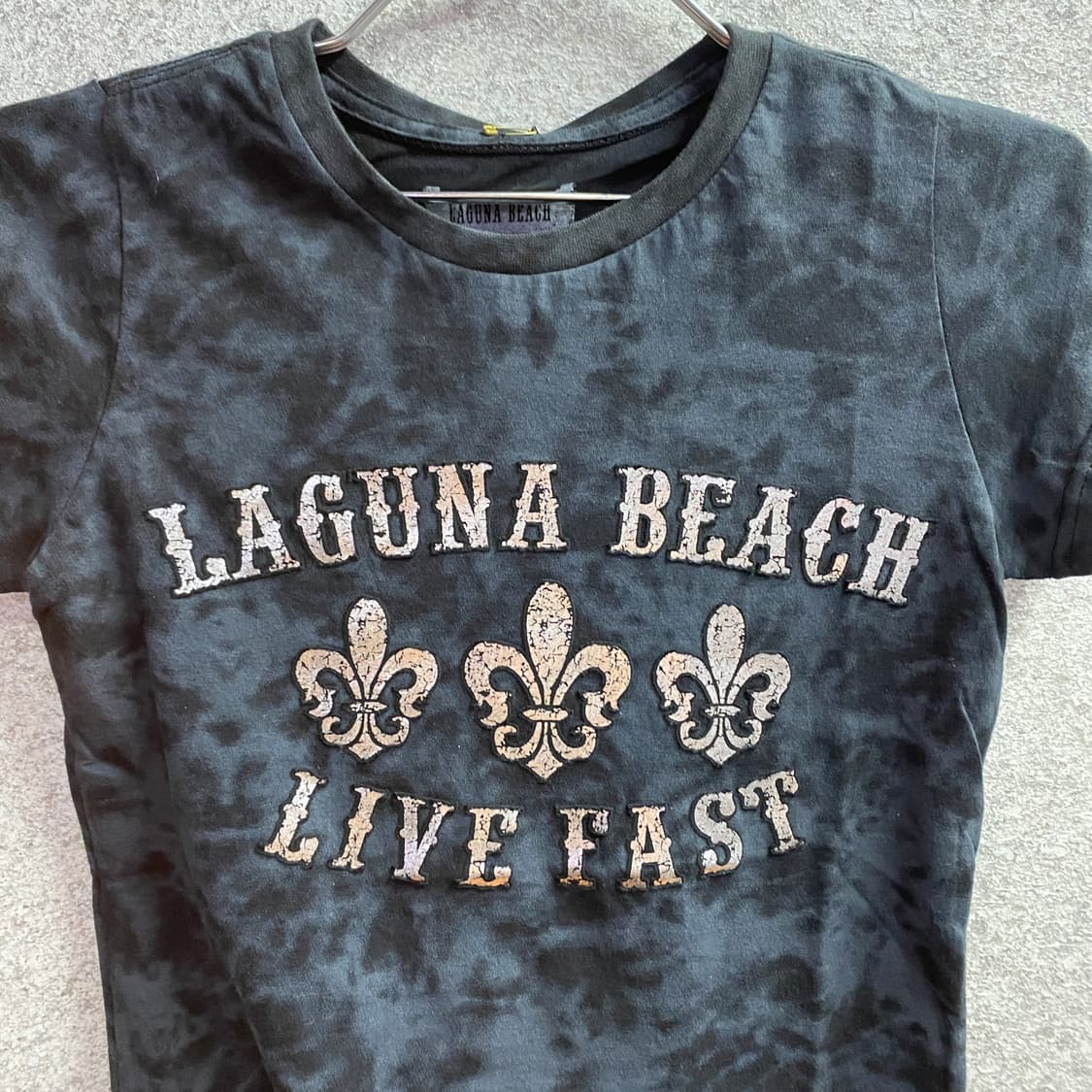 LAGUNA BEACH 타이다이 슬림핏 펑크룩 반팔 B4864 상품이미지3