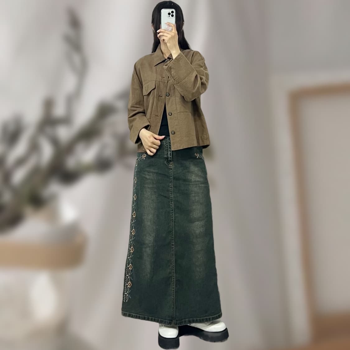 린넨코튼 아메카지 자켓 상품이미지1