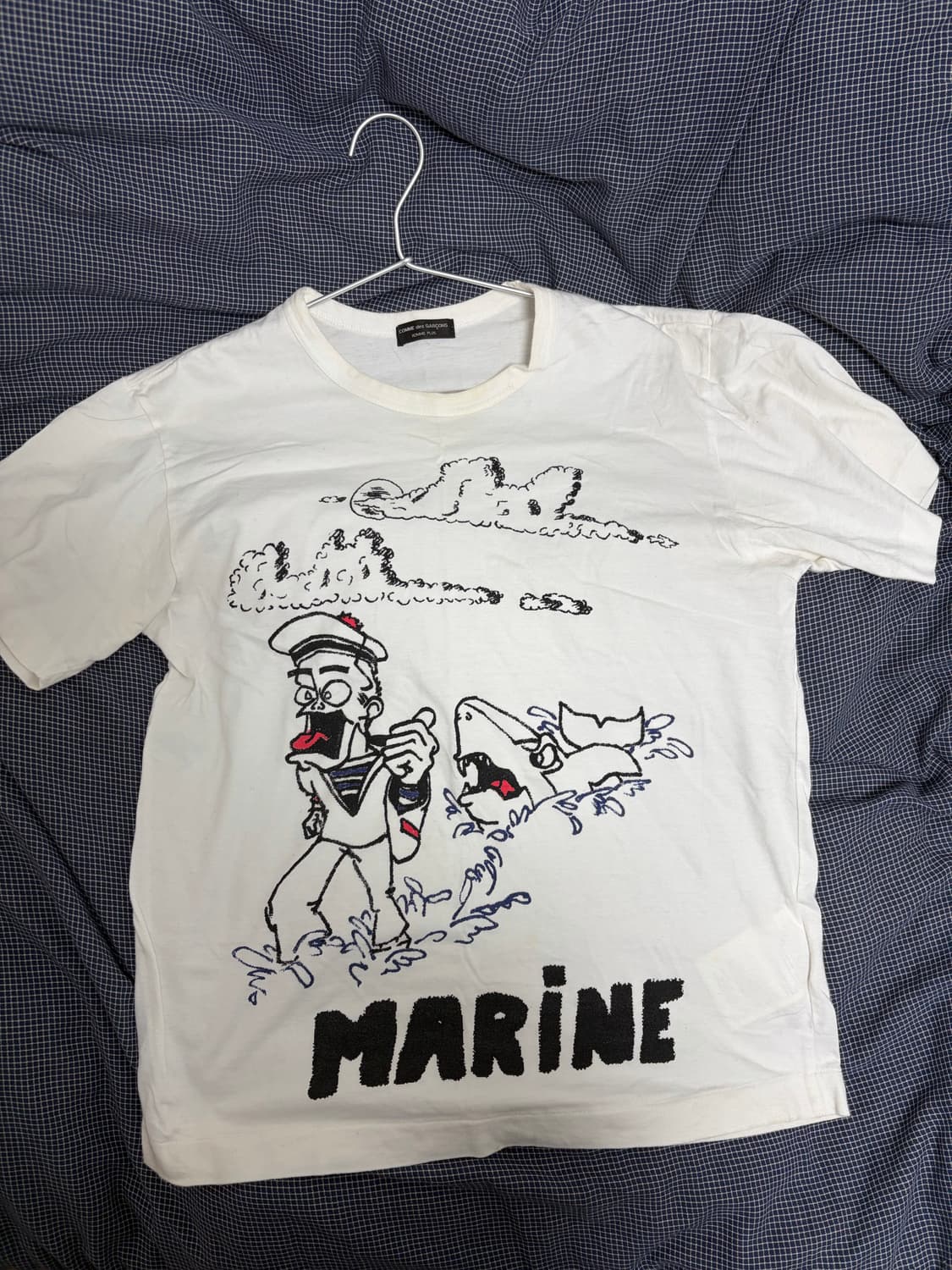 꼼데가르송 옴므 플러스 반팔 티셔츠 상품이미지1