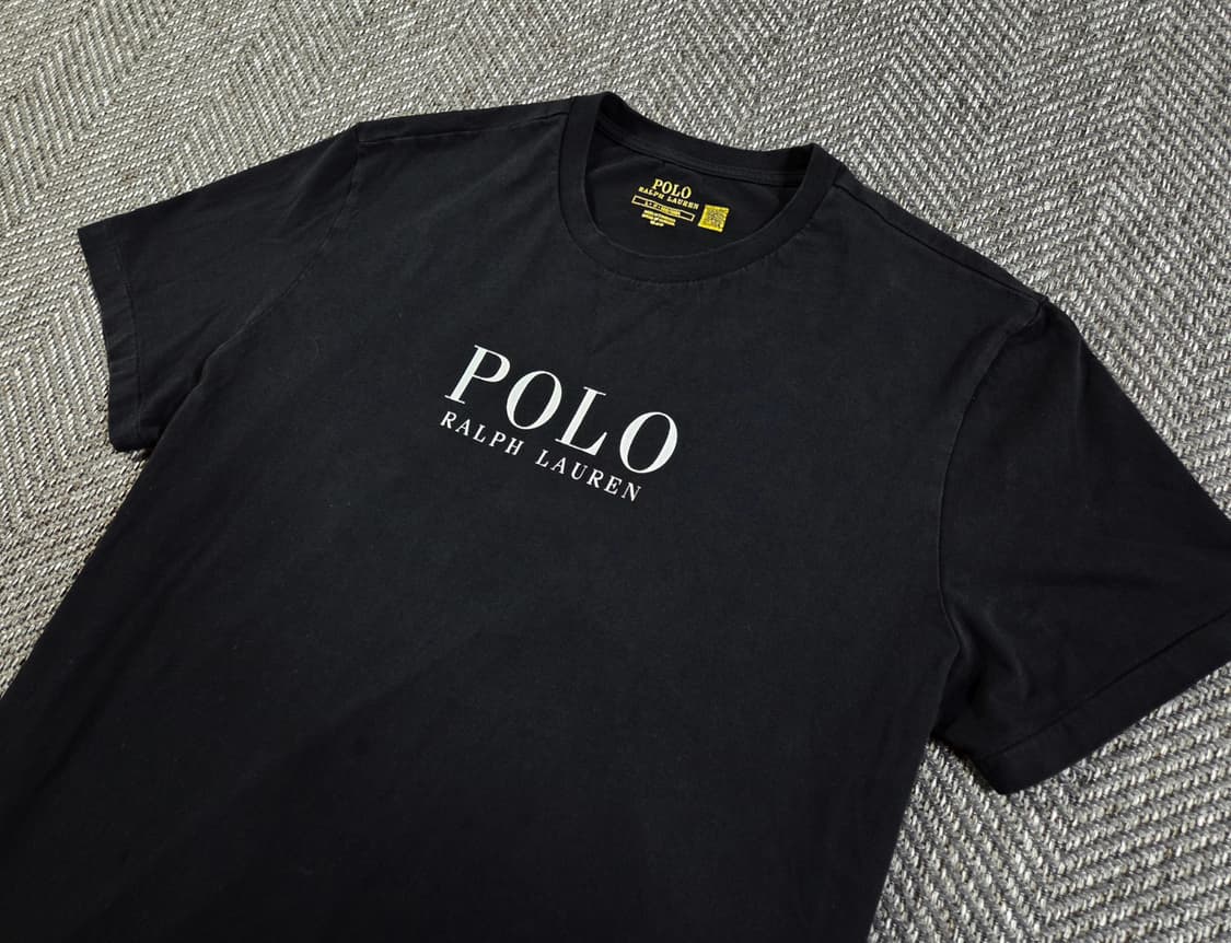 폴로 랄프로렌 블랙 로고 반팔 티셔츠 상품이미지3