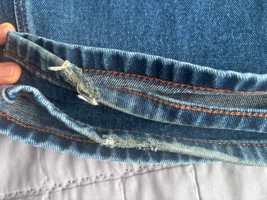 무탠다드 빅 와이드 데님 미디엄 인디고 30 상품이미지2