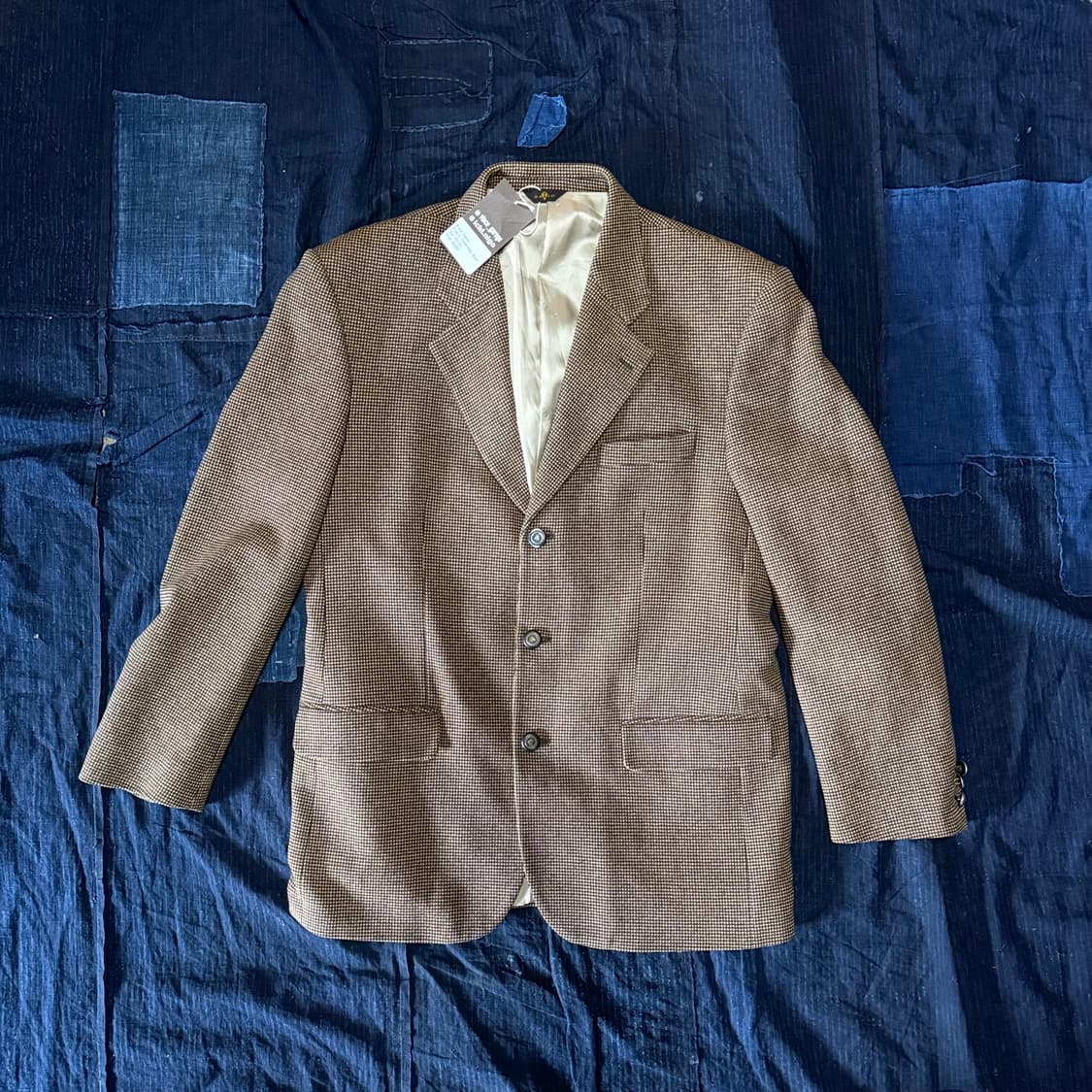 Basso 울 체크 자켓 상품이미지1