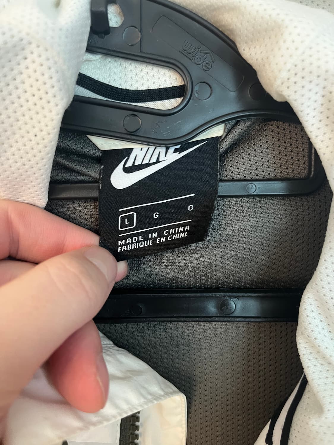 나이키 윈드브레이커 화이트/카키 바람막이 [L size] 상품이미지4