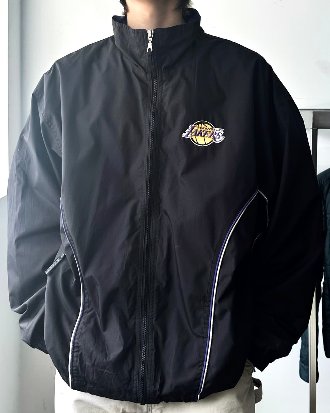 NBA 90's LA 레이커스 윈드 브레이커 자켓 상품이미지1