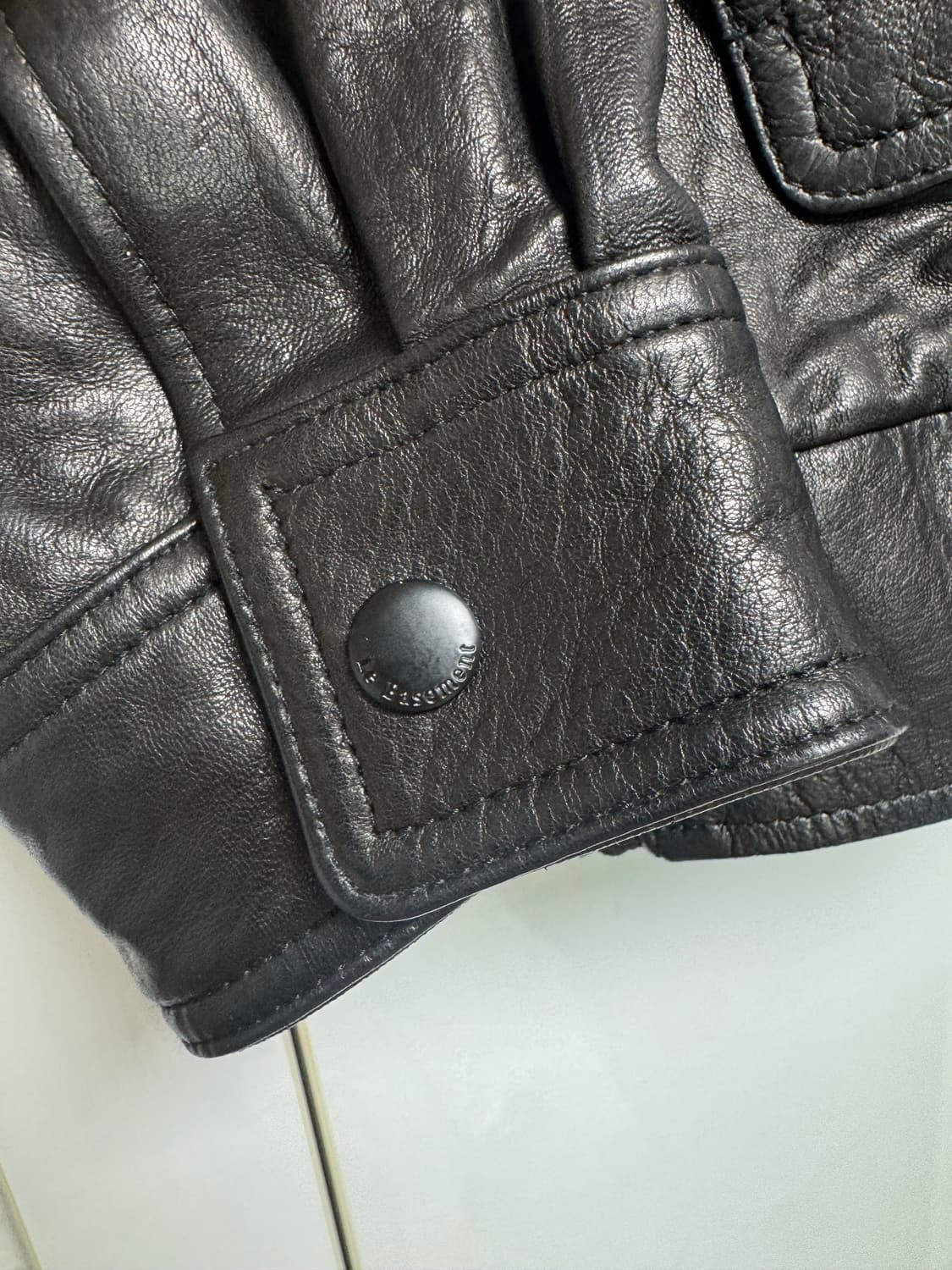 르베이스먼트 가죽 자켓 상품이미지3