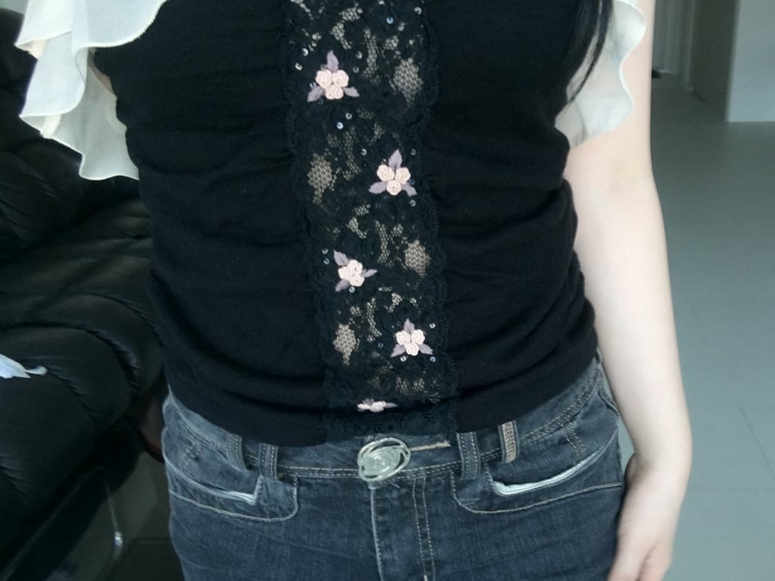 floral lace sleeveless 상품이미지3