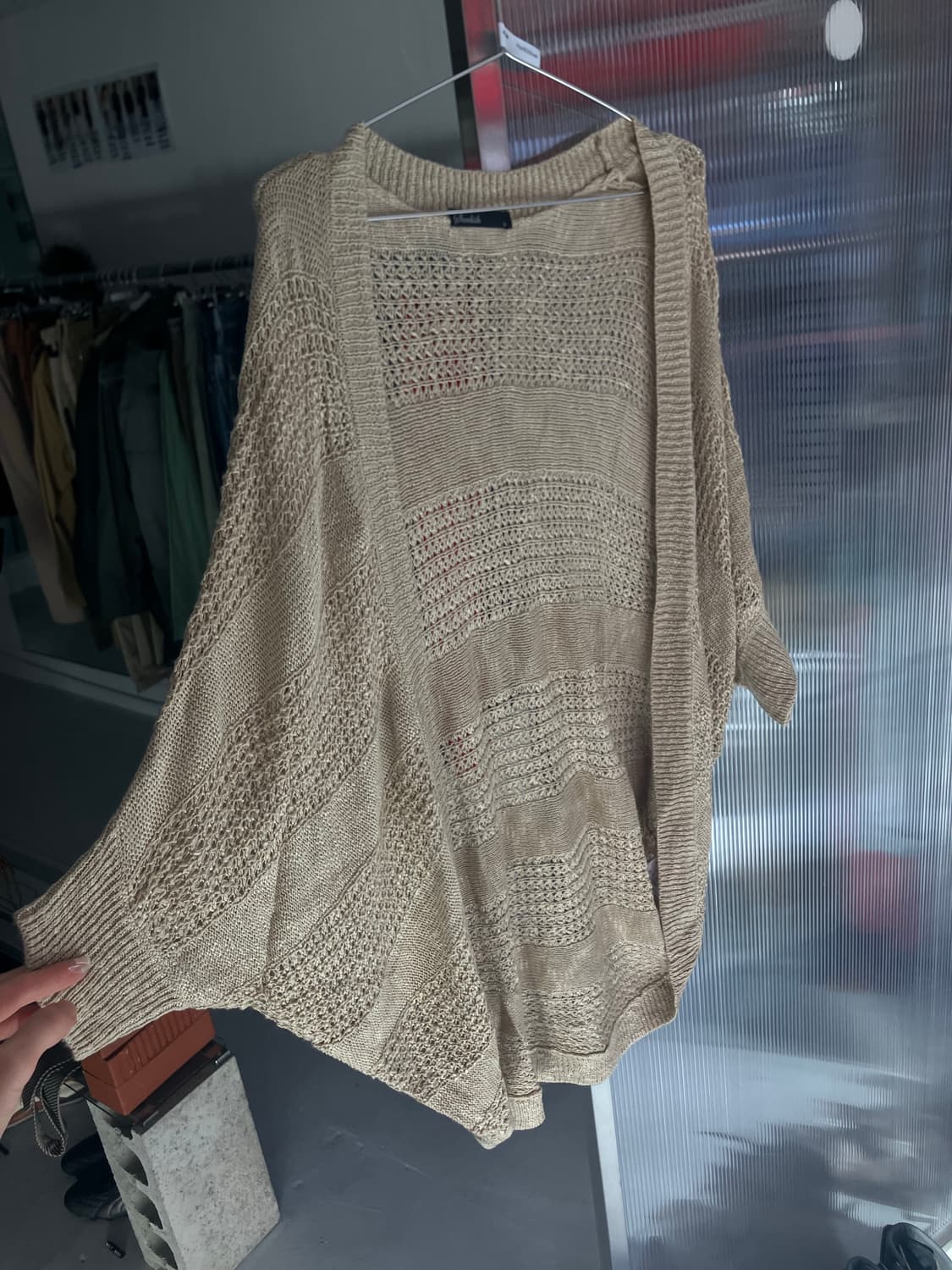 가오리핏 니트가디건  상품이미지2