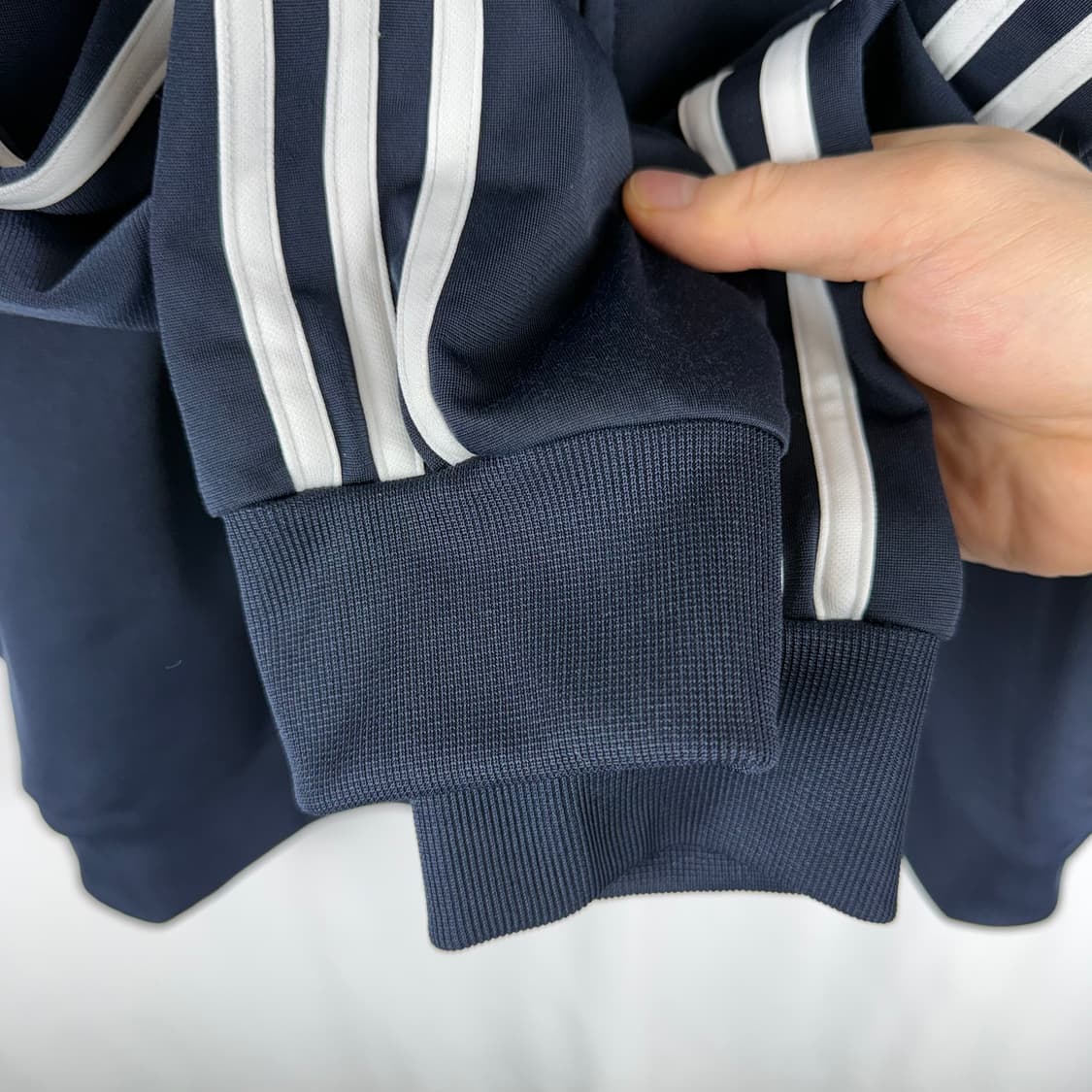 (L) 아디다스 삼선 트랙탑 져지 네이비 상품이미지4