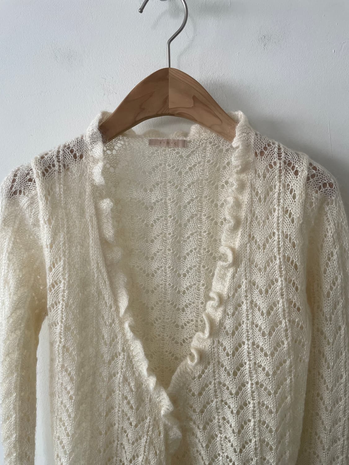 vintage frill crochet wrap cardigan 상품이미지2
