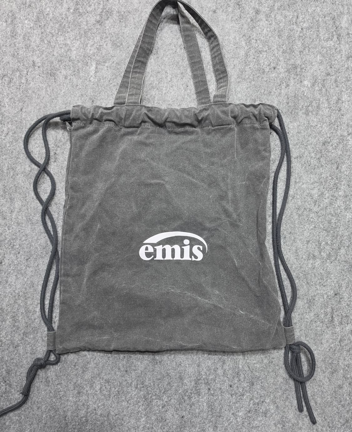 이미스 emis 피그먼트 투웨이 스트링 백팩 가방 상품이미지2