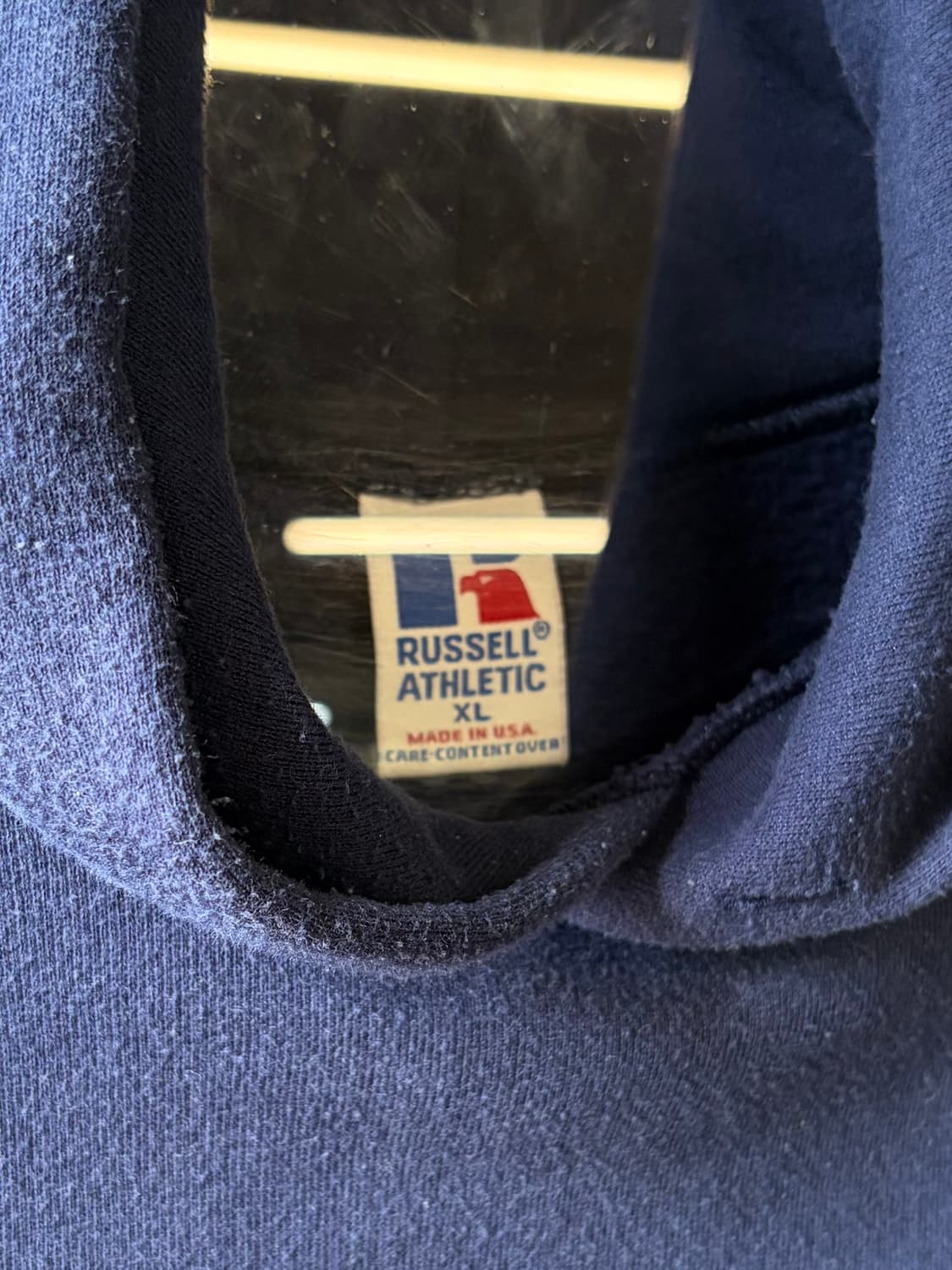 90s 러셀 에슬레틱 50/50 후디 네이비 상품이미지2