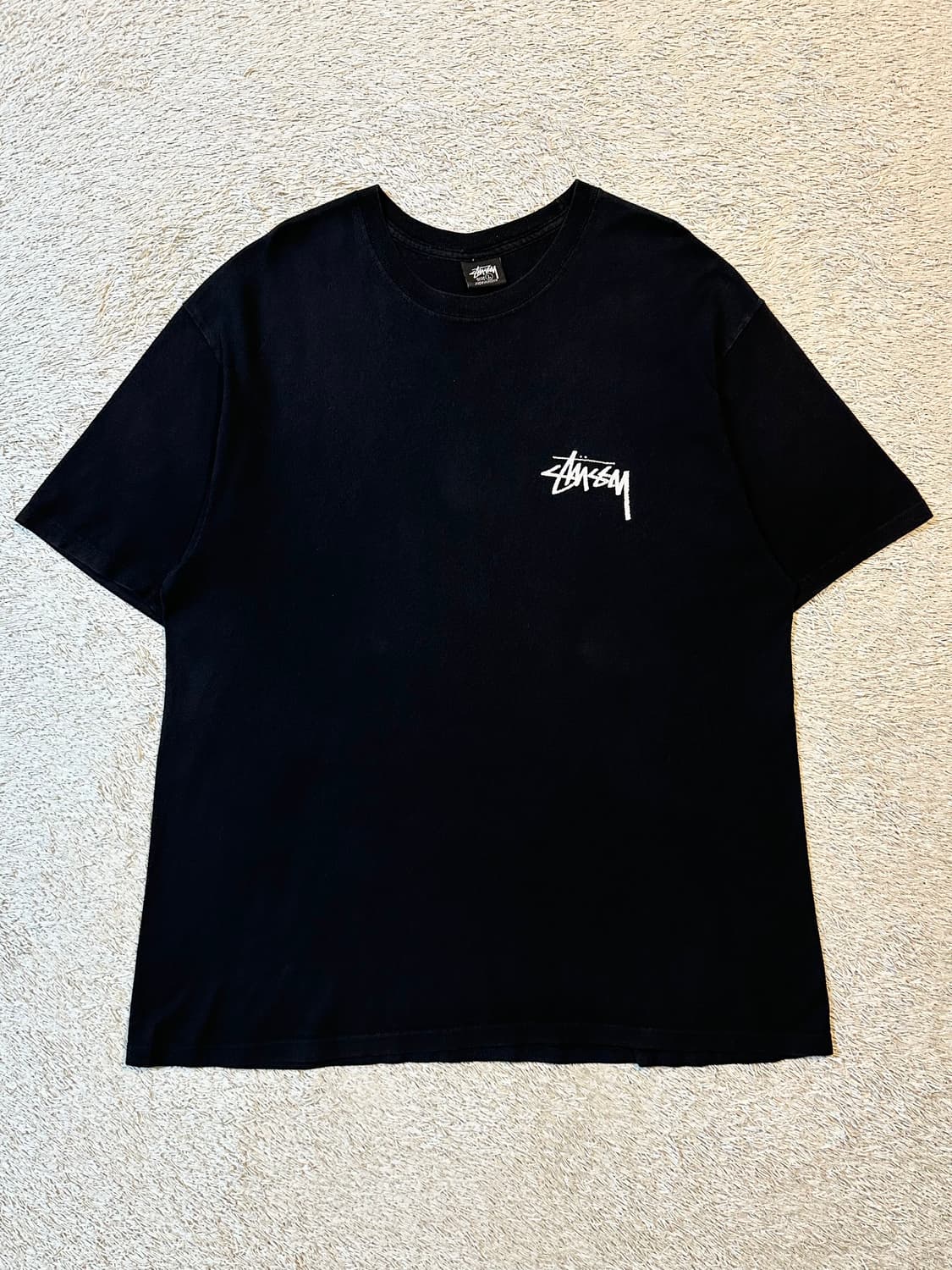 스투시 STUSSY 빅 링크 반팔 티셔츠 블랙 상품이미지2