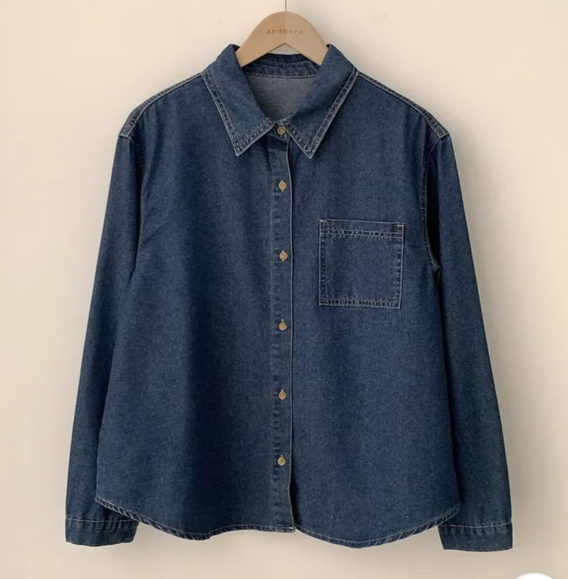 데님 셔츠 청남방 상품이미지2