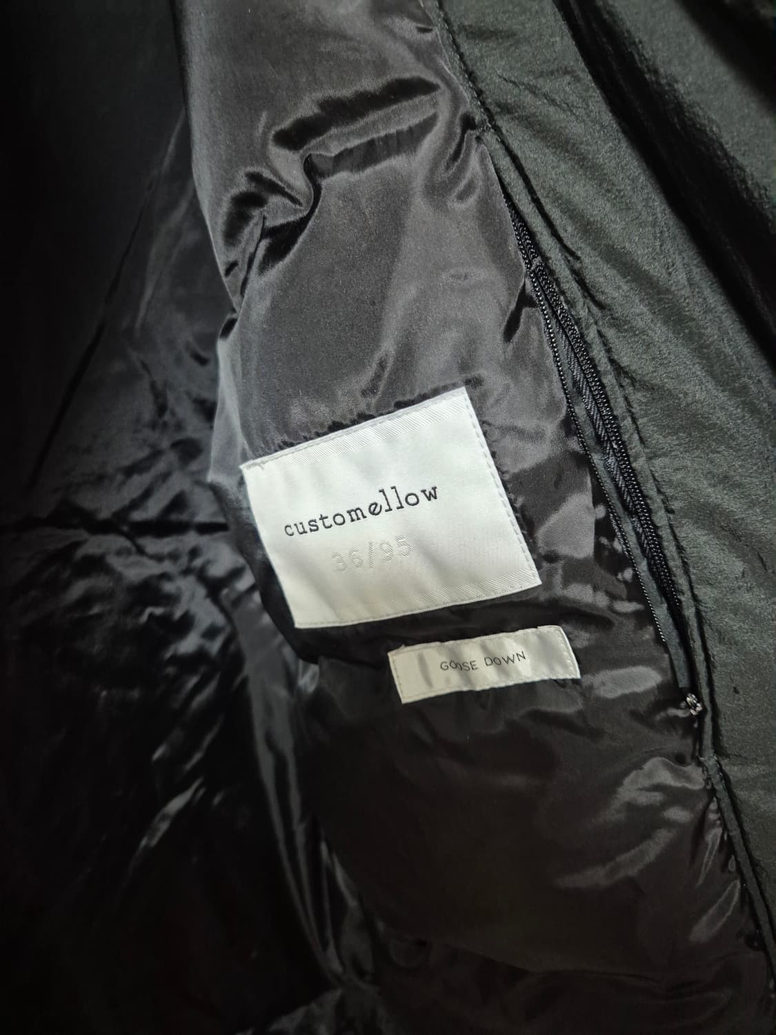 커스텀멜로우 솔리드 구스다운 맥코트 95 패딩코트 상품이미지8