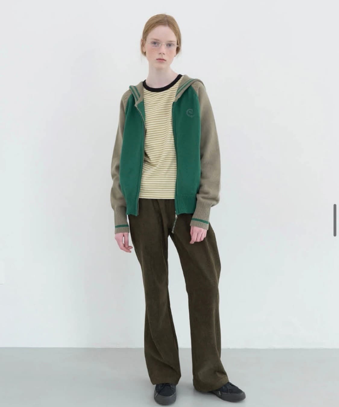 엔조블루스 레글런 니트 집업 후디 상품이미지3