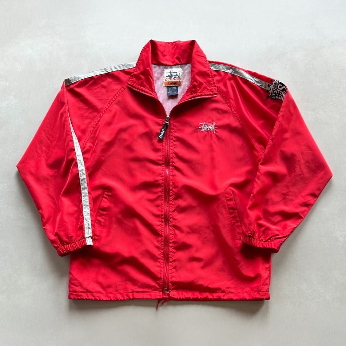 [L]Stussy USA 90s 올드 스투시 스포츠 윈드브레이커 자켓 상품이미지5