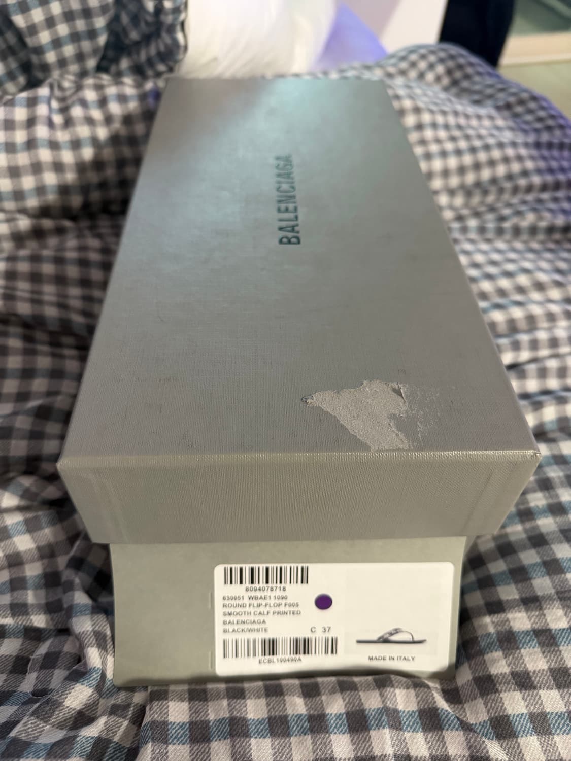 발렌시아가 쪼리 플립플랍 샌들 37사이즈 (240mm) 상품이미지2